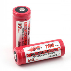 Efest IMR 18500 1100mah 3.7V battery (flat top)