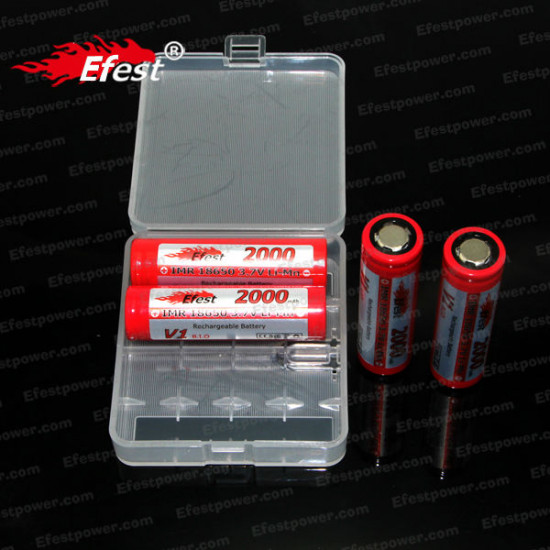 Efest 4 x 18650 Battery Case  