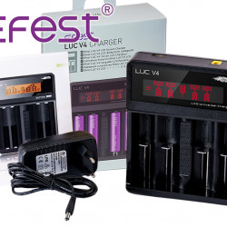 Efest LUC V4 4 Bay LCD Charger